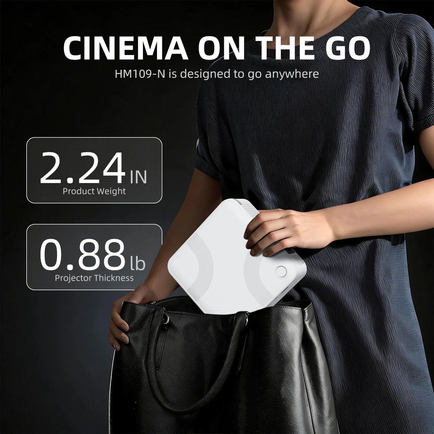 Mini Projector 300 ANSI Android11 Dual WiFi6 BT5.0 4K 720P Built-in App 1080P Video Home Cinema SmartPhone Digital Projector Peaceful Pleasures Health and Wellness