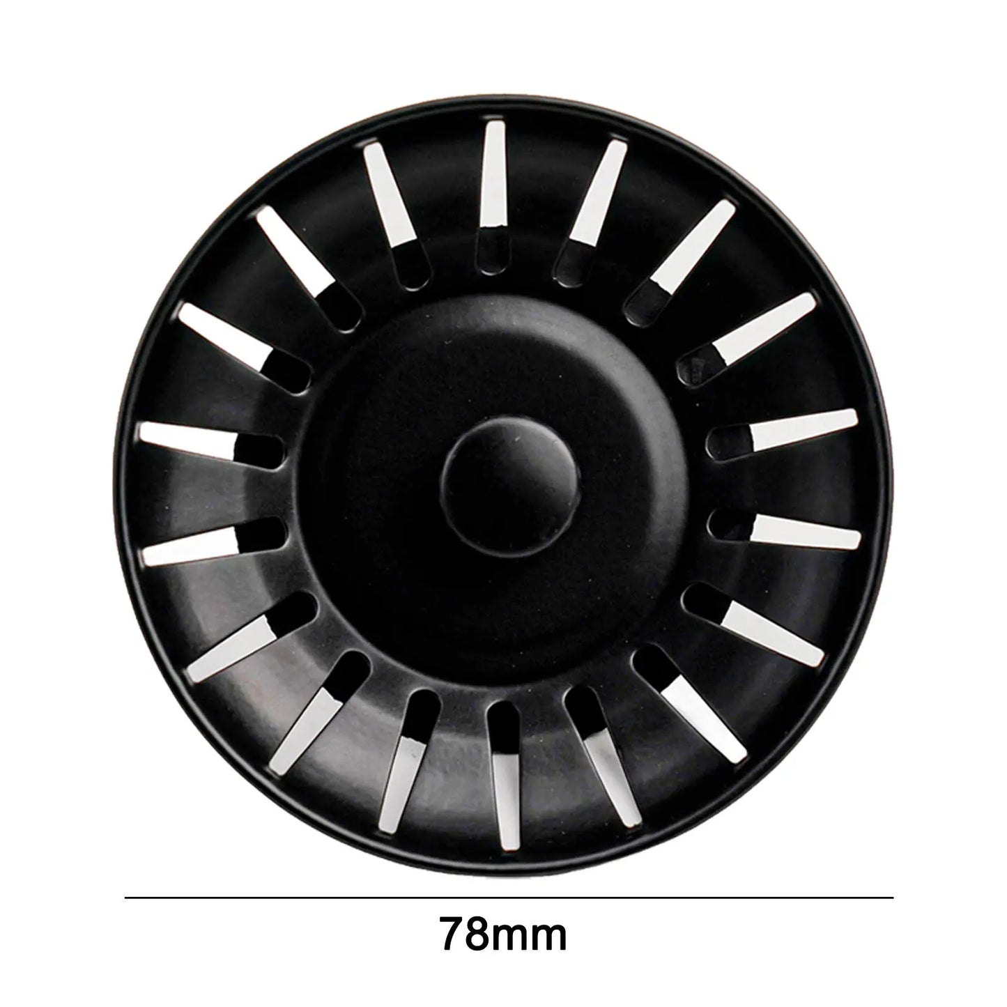 Kitchen Sink Strainer Stopper Waste Filter Stainless Steel Accessories