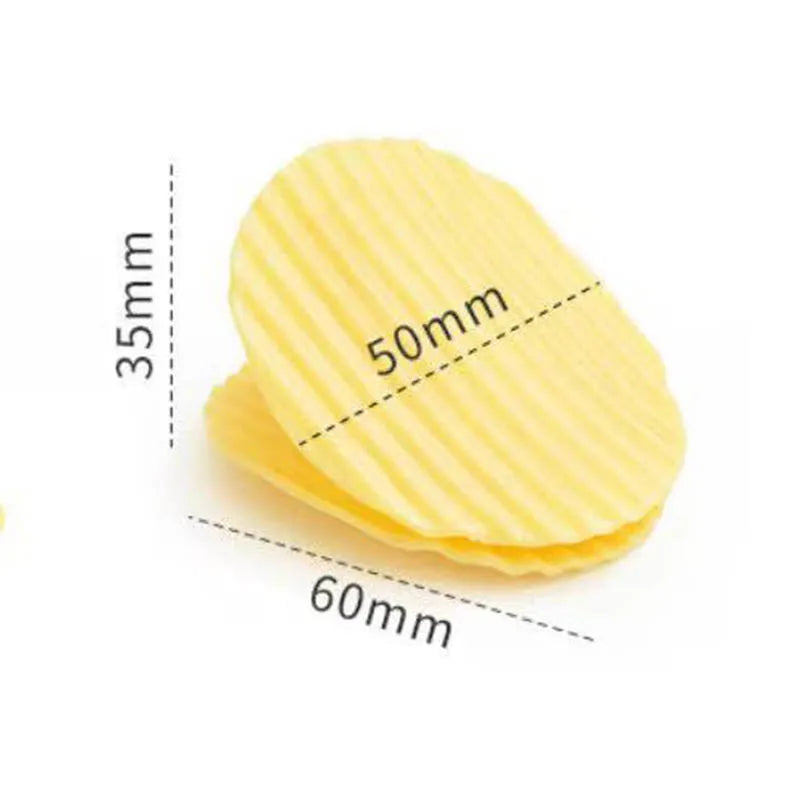 Simulation Potato Chip Clip Plastic Folder Snack Seal Organizer Long