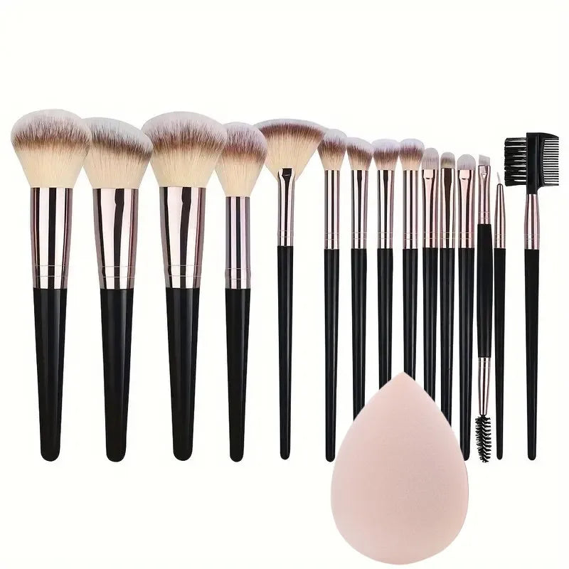 RUNTOIN Makeup Brush Set 3-20PCS – Foundation, Blush & Eye