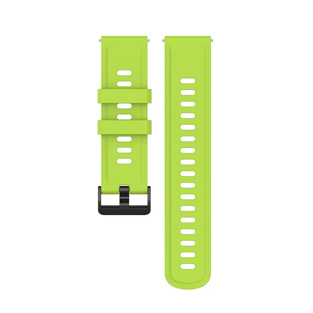 Silicone Watch Band for Xiaomi MI Watch S1 Active & Watch Color Peaceful Pleasures Health and Wellness Dark Green france