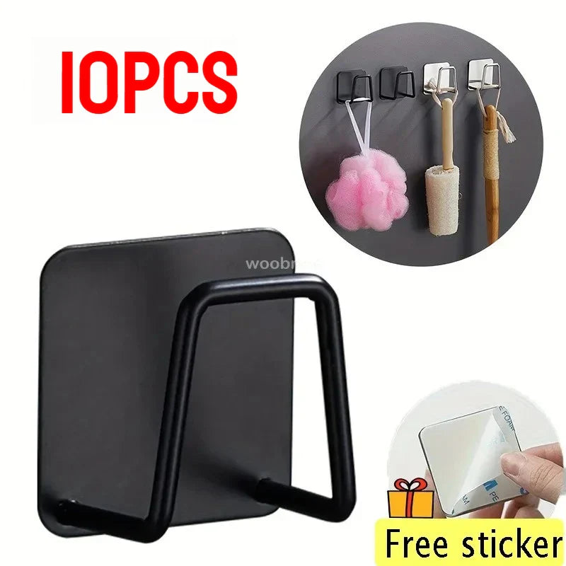 Stainless Steel Sink Sponge Holder | Adhesive Wall Organizer