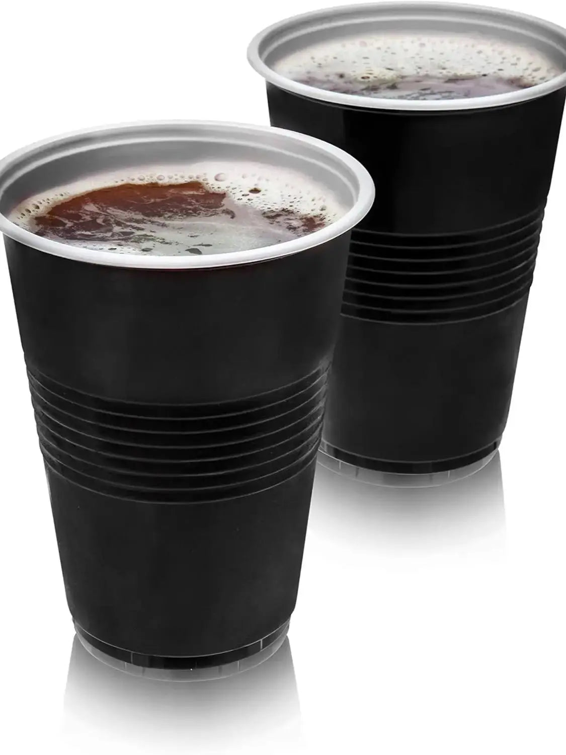 Multiple Plastic Cups, Disposable Cups, Party Cups, Suitable for Graduation Ceremonies, Beverages, Soda, Juice, Picnics. Peaceful Pleasures Health and Wellness