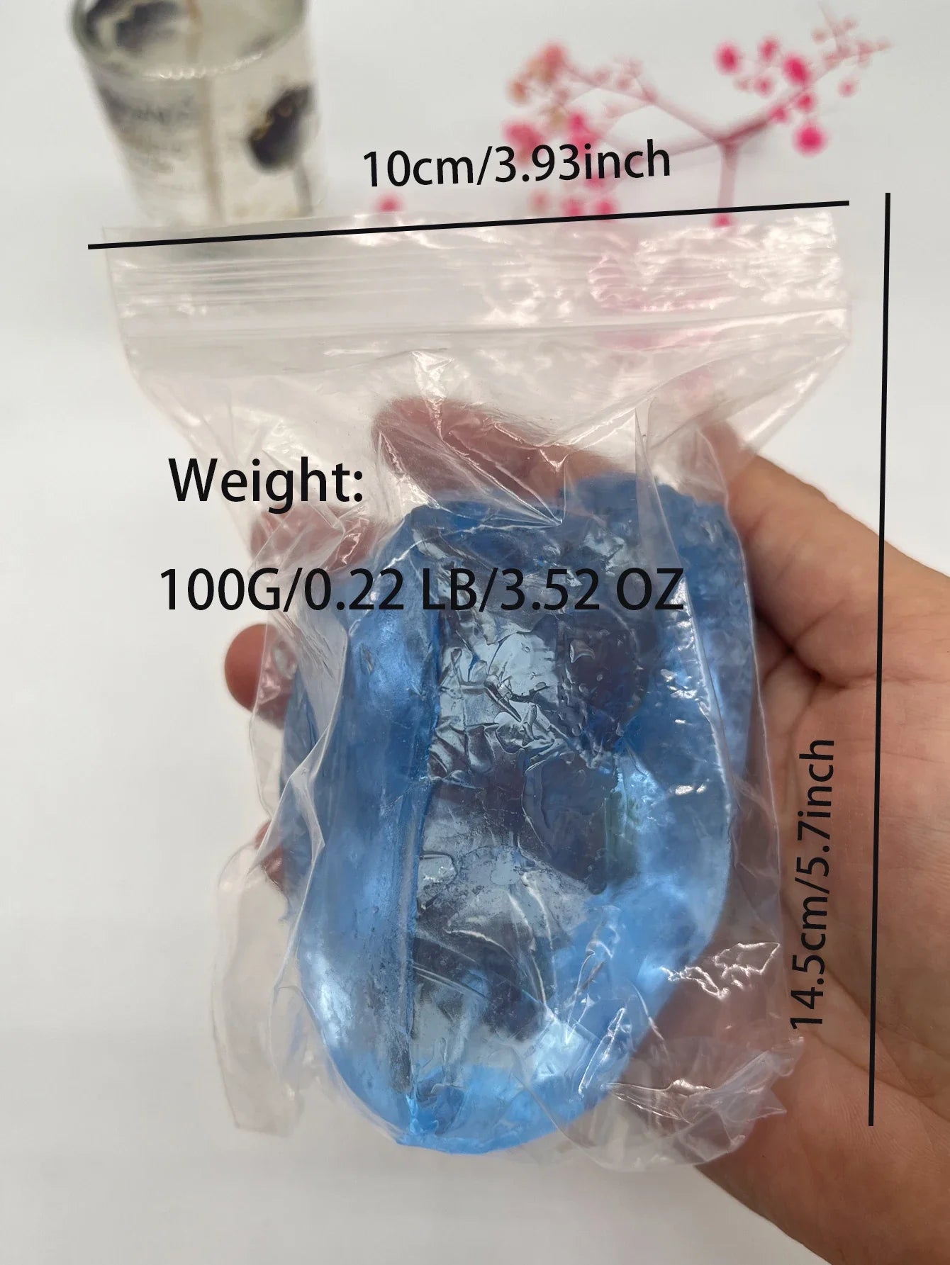 Blue Clear Gel Wax 100G – DIY Aromatherapy Candle Making