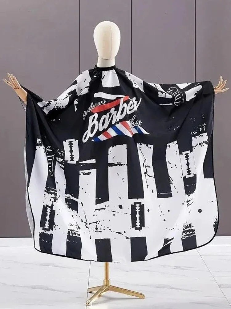 Waterproof Haircut Cape | Retro Barber Salon Cutting Apron