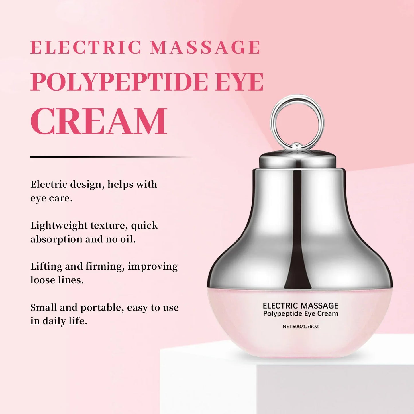 Electric Massage Polypeptide Eye Cream – Firming & Brightening 50g