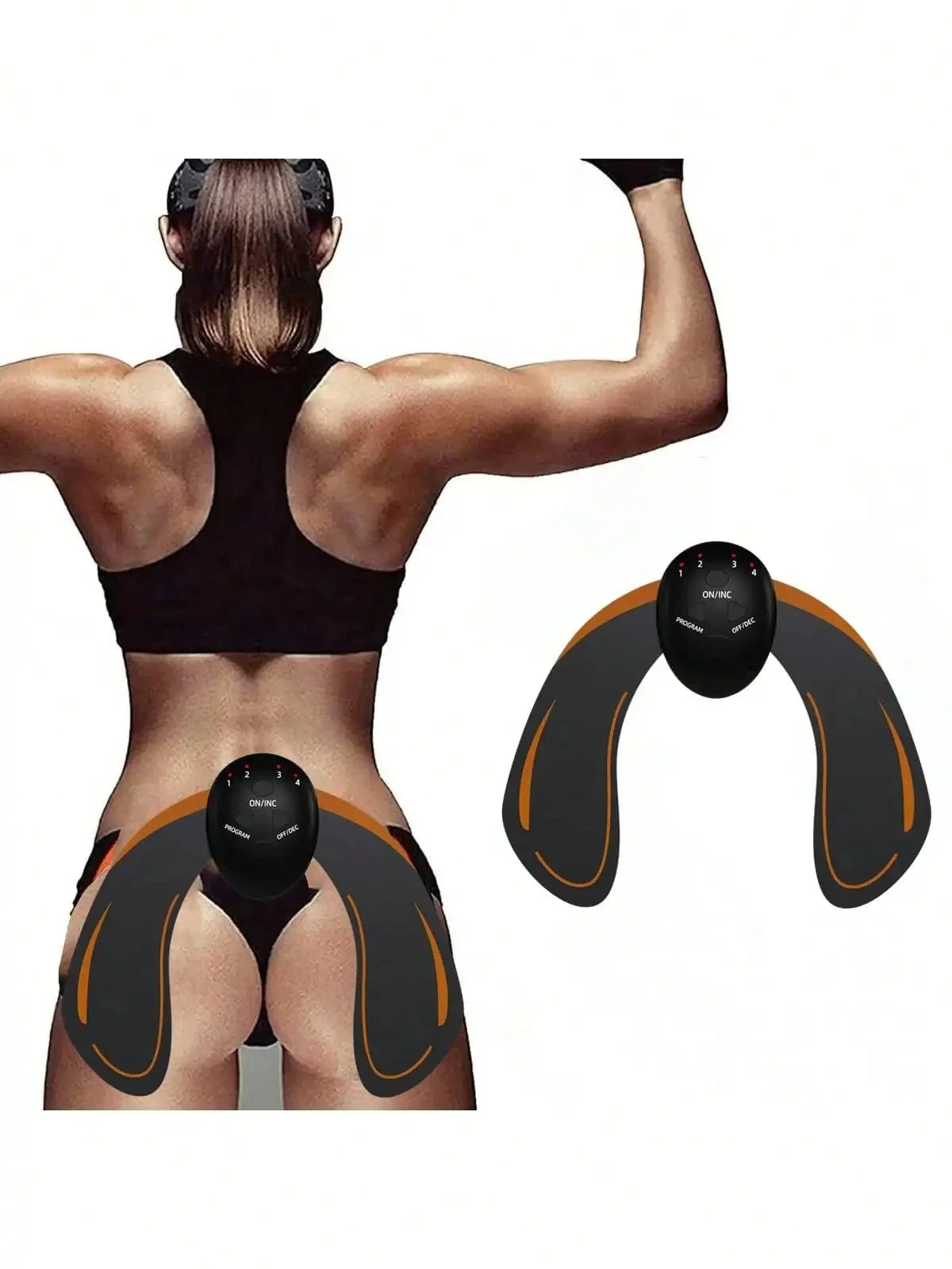 Rechargeable EMS Hip & Waist Trainer – Vibration Massage Fitness Belt for Slimming Toning, Home Exercise Support Peaceful Pleasures Health and Wellness