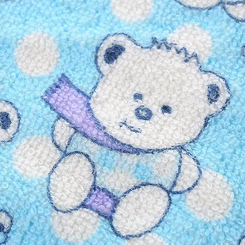Soft Cotton Baby Handkerchiefs Cartoon Bear 5-Pack | Newborn