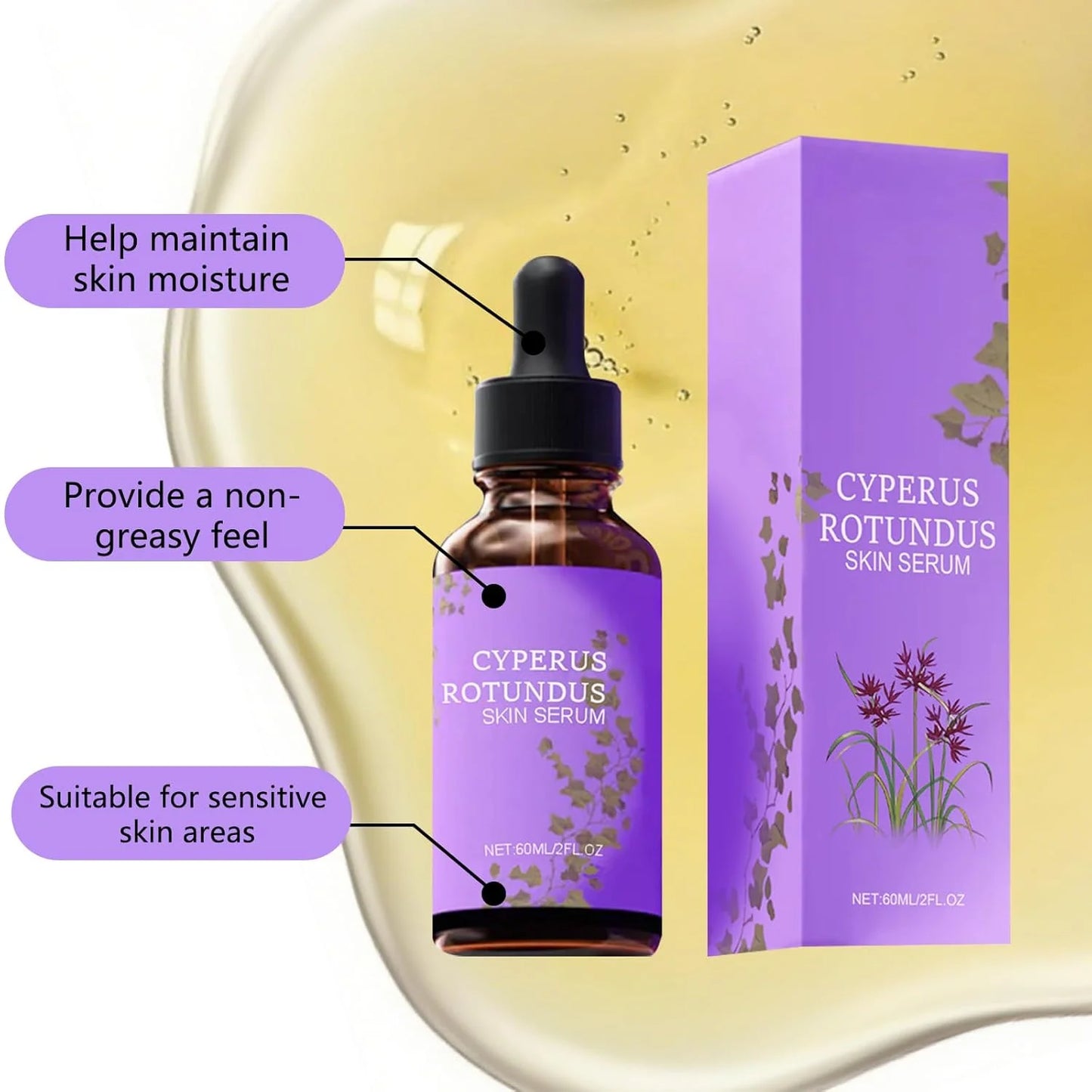 Jaysuing Cyperus Rotundus Hair Growth Inhibitor Serum 60ml