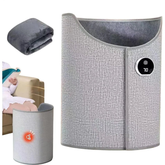 Foldable Under-Desk Electric Foot & Leg Warmer with Thermostat Electric Foot Warmer Oasis Select