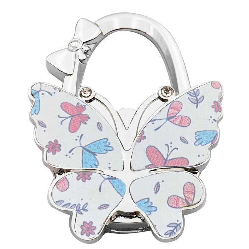 Butterfly Purse Hook – Foldable Handbag Table Hanger for Women