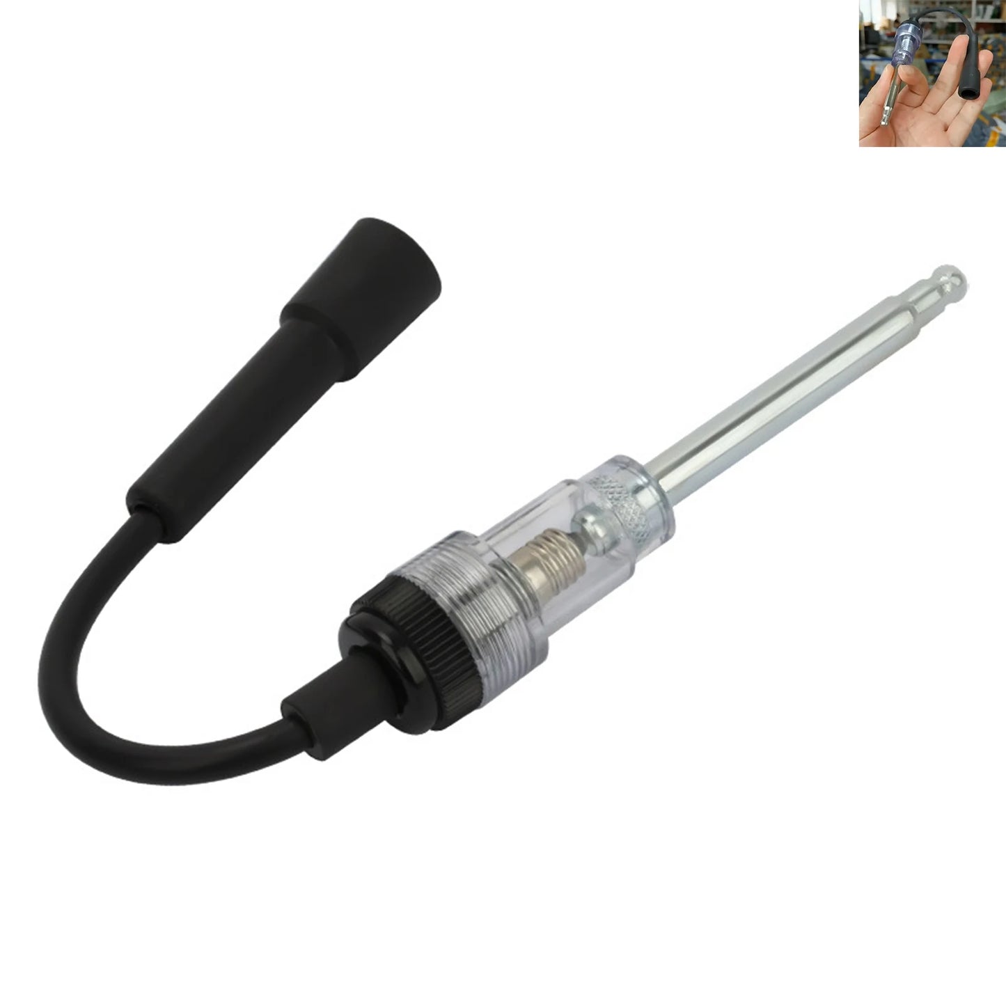 Automotive Spark Plug Tester Convenient to Use Metal Connectors Ignition Tester for Automotive Car Lawnmower Peaceful Pleasures Health and Wellness Bulk