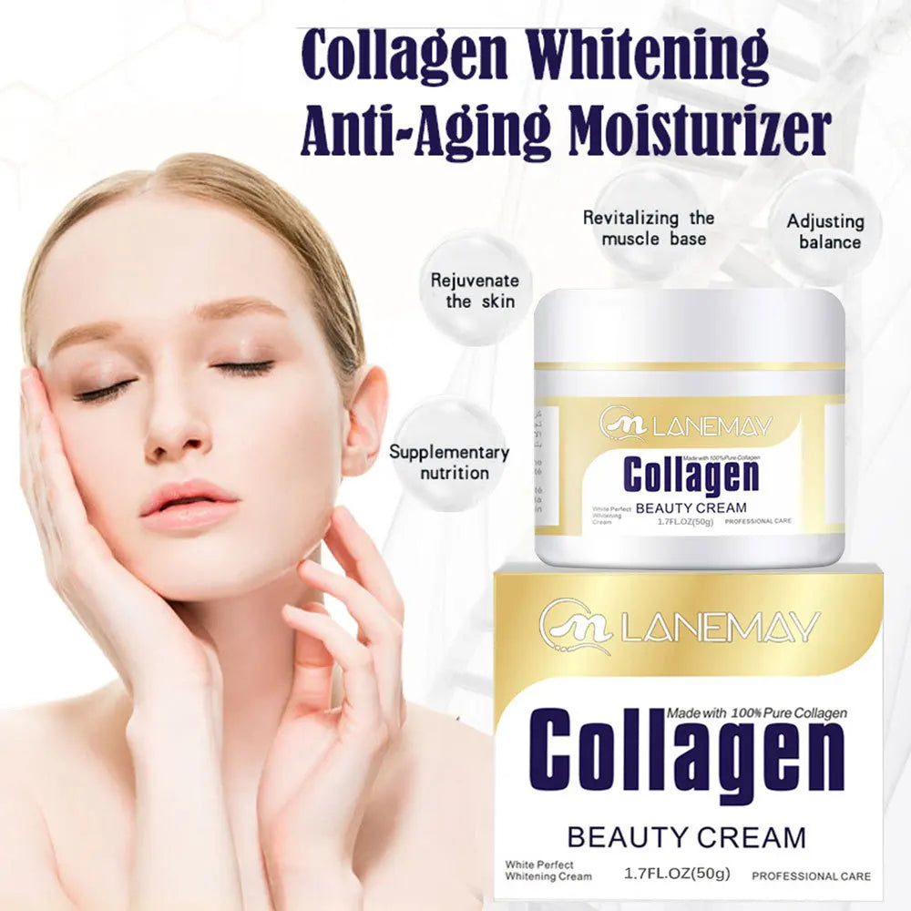 Collagen Face Cream 50g | Anti-Aging Moisturizer for Women