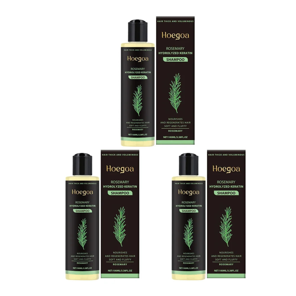 Rosemary Oil Hair Growth Shampoo – Thicker, Fuller Hair | Hoegoa