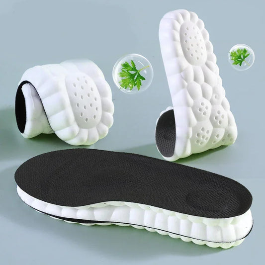 Men's PU Arch Support Sports Insoles | Cushioning & Odor Control Sports Insoles Peaceful Pleasures Health and Wellness black 35-36