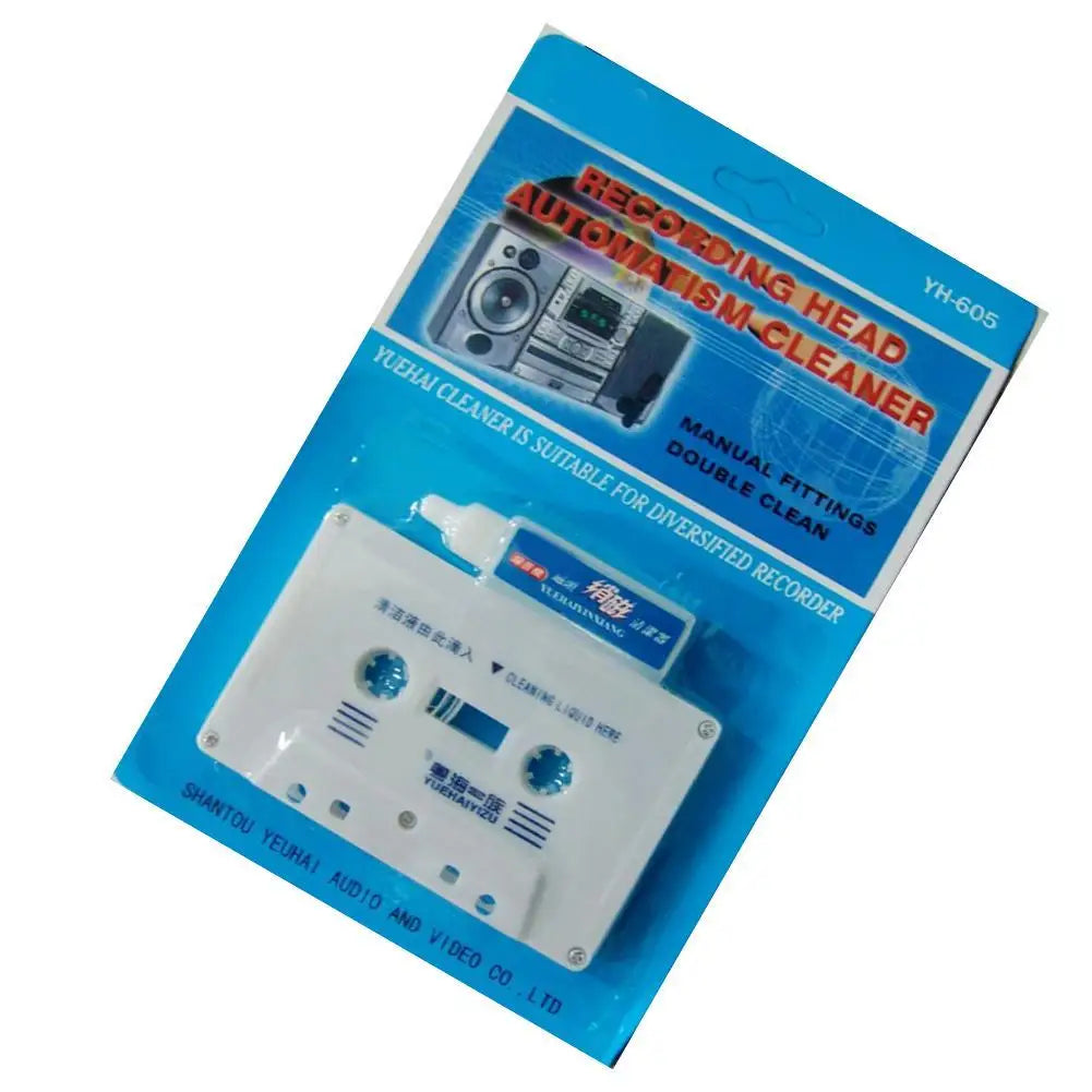 Cassette Tape Head Cleaner Kit – Audio Deck Cleaning Fluid