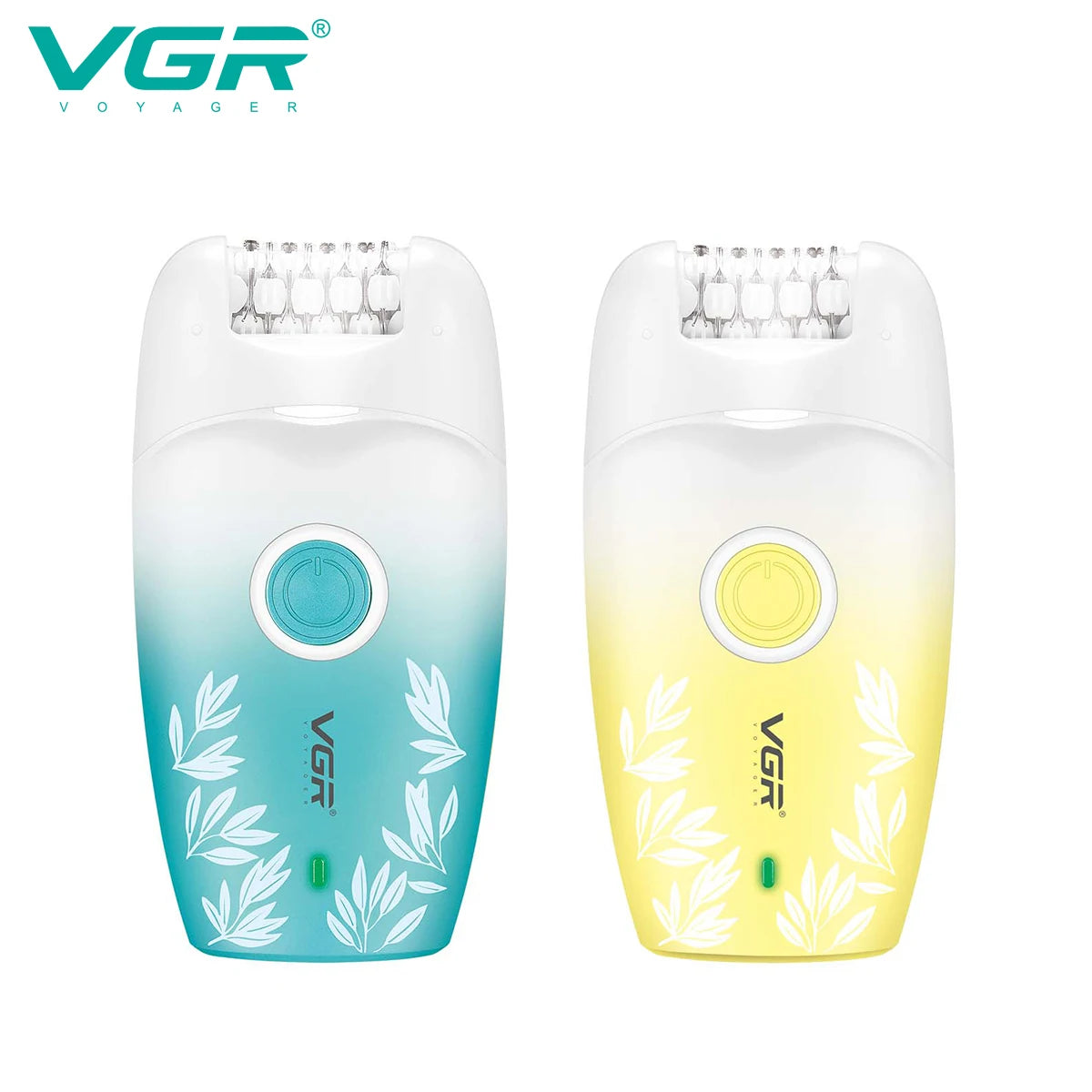 VGR 738 Electric Shaver Hair Removal Device Rechargeable Professional Women's Shaver Gradient Hair Removal Device Peaceful Pleasures Health and Wellness