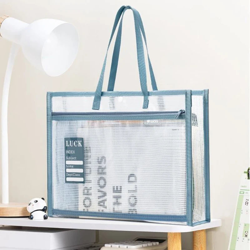A4 Three-dimensional Subject Classification File Bag Thickened Zipper