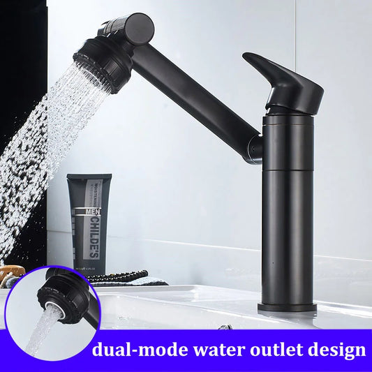 Stainless Steel Single-Handle Hot & Cold Bathroom Basin Faucet Basin Faucet Oasis Select Black