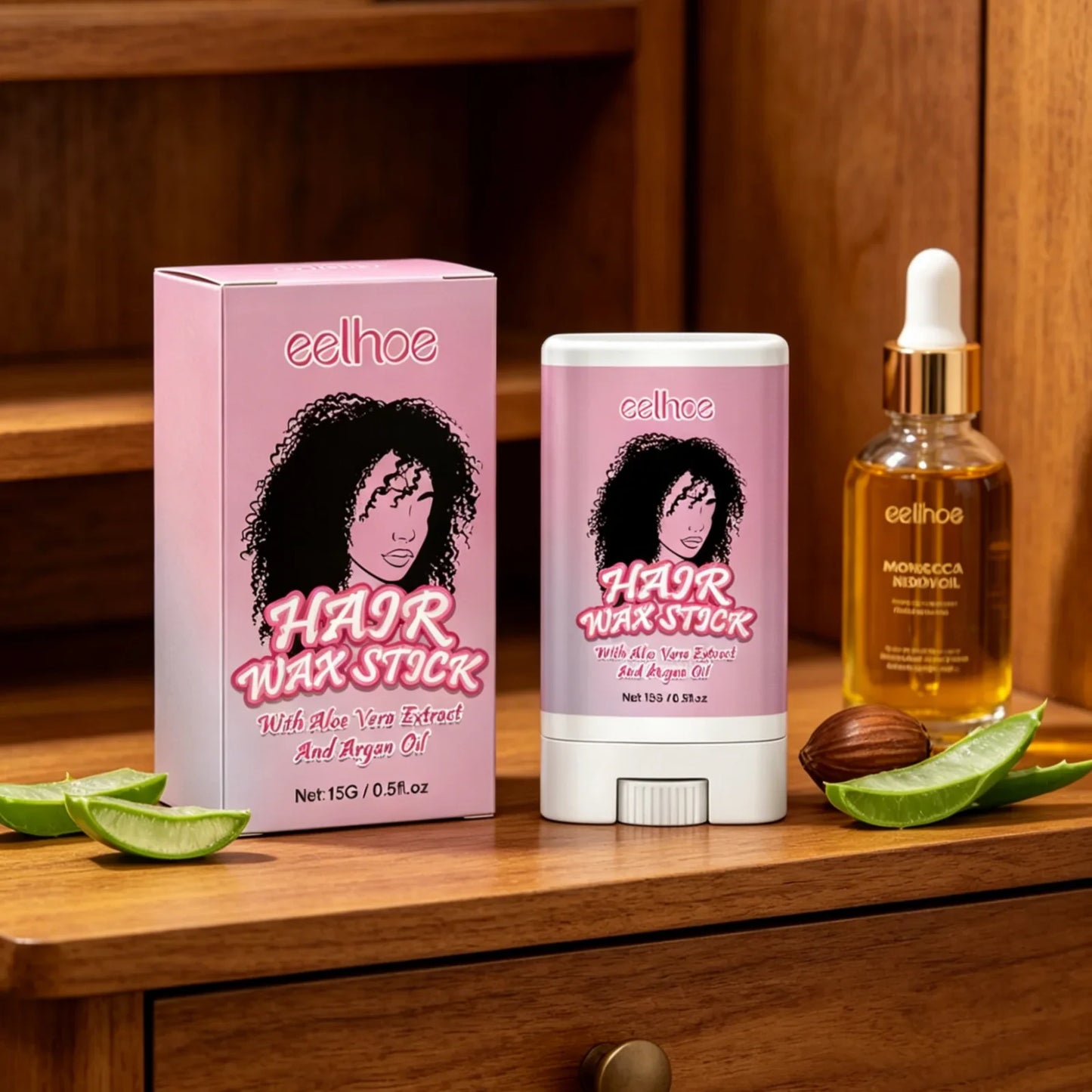 EELHOE Hair Wax Stick – Frizz Control, Nourishing Hold & Shine