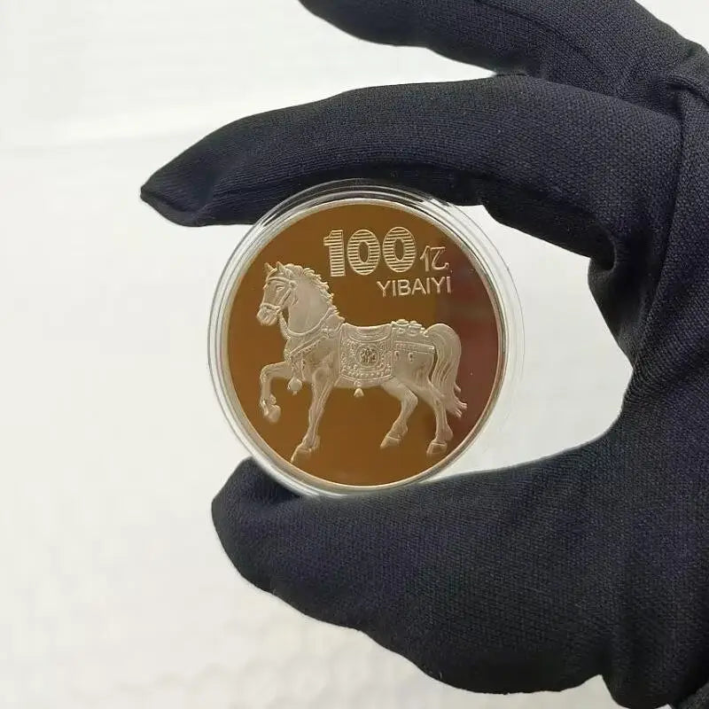 2026 Chinese New Year Horse Lucky Coin | 40mm Metal Collectible