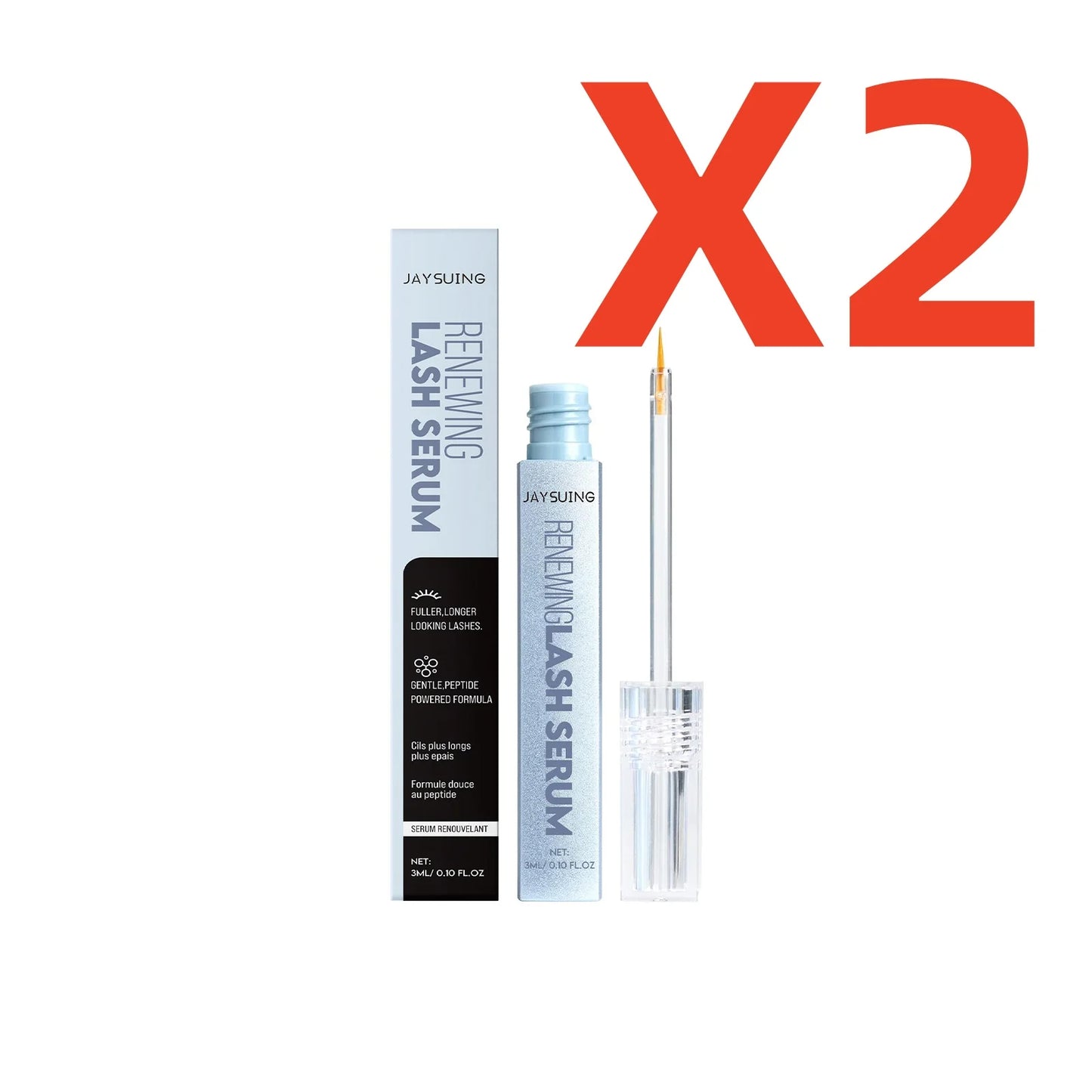 Eyelash Enhancing Serum Lengthening Fuller Thicker Lash Reduces Discomfort Dryness Lasting Moisturizing Repair Eyelash Treatment Peaceful Pleasures Health and Wellness 6ml boxed