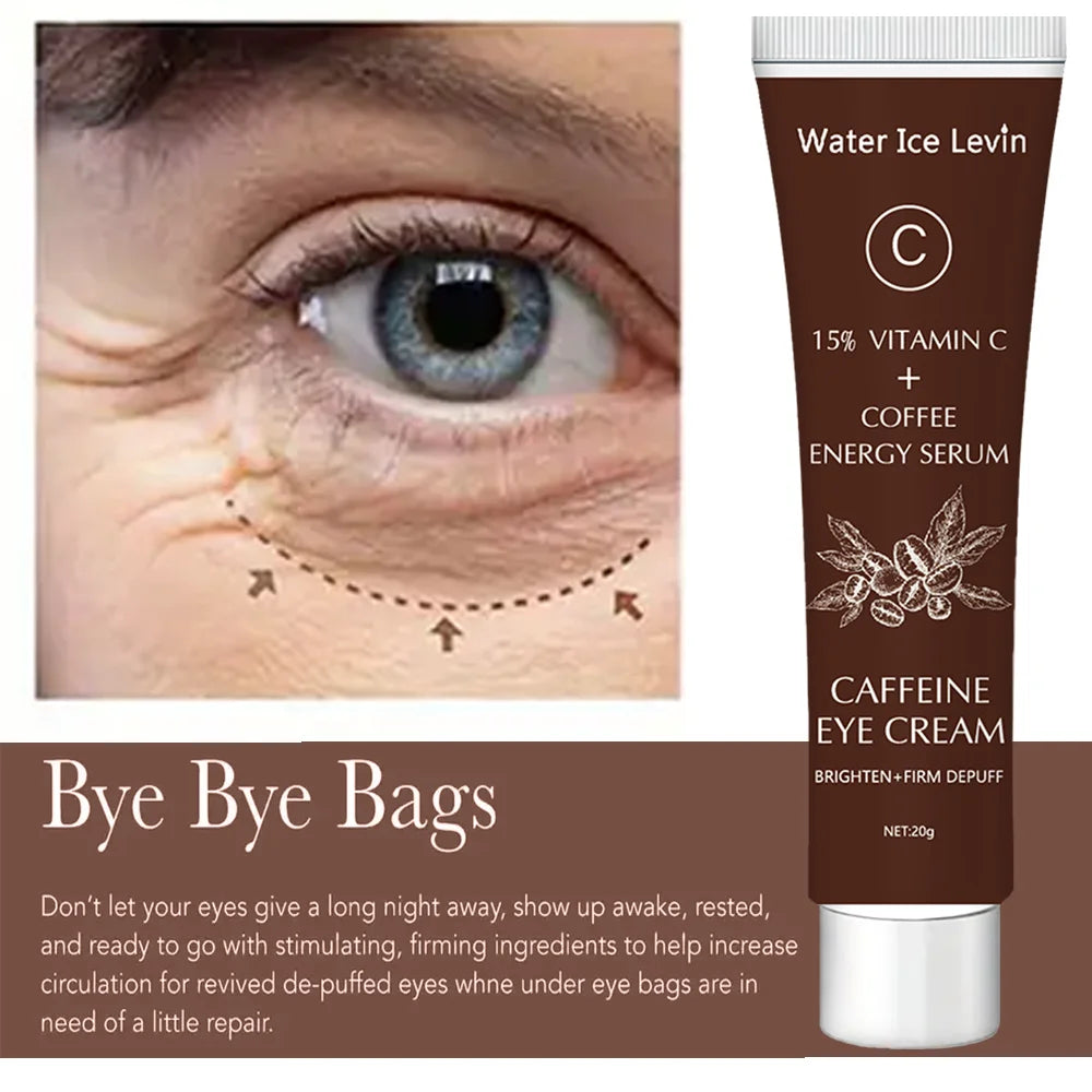 Caffeine & Vitamin C Eye Cream – Brightening Firming Serum