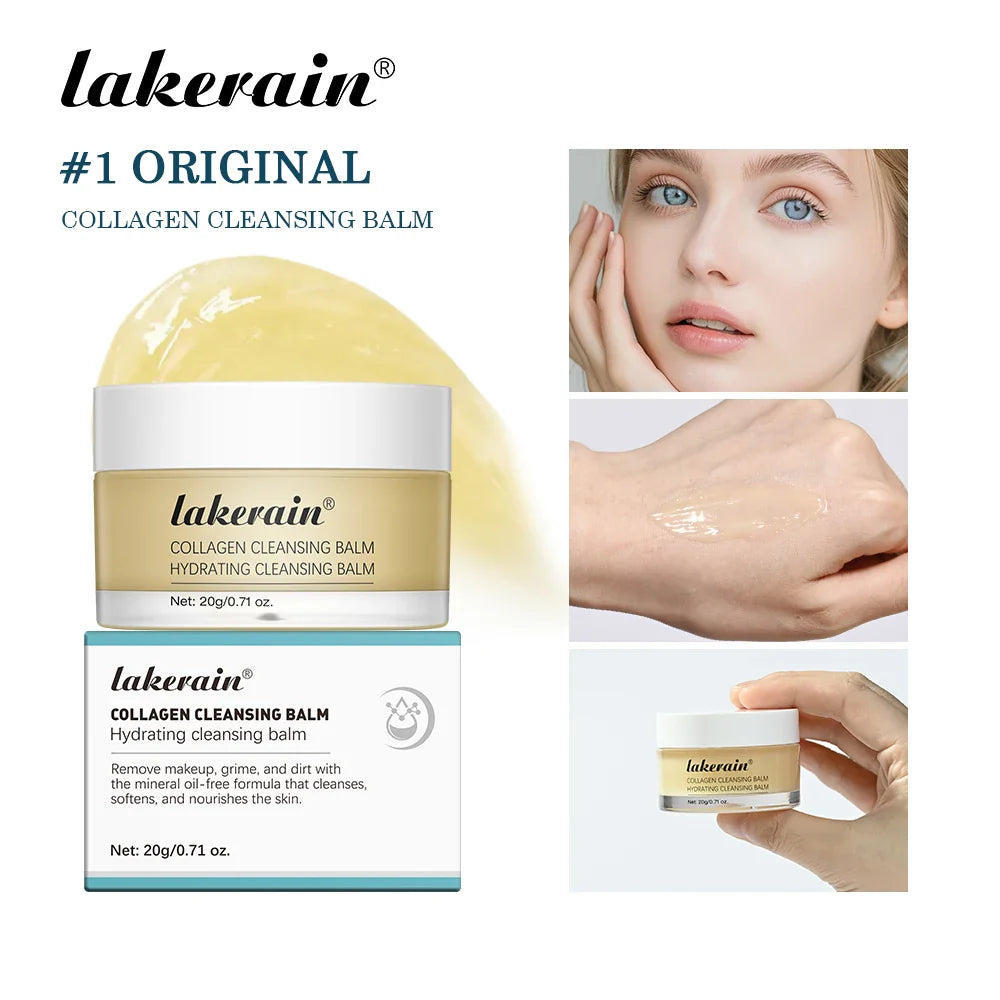 Lakerain Collagen Cleansing Balm – Makeup Remover & Hydrator