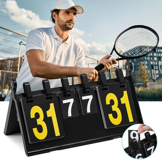 Portable Manual Flip Scoreboard – Basketball, Tennis, Volleyball Manual Flip Scoreboard Peaceful Pleasures Health and Wellness