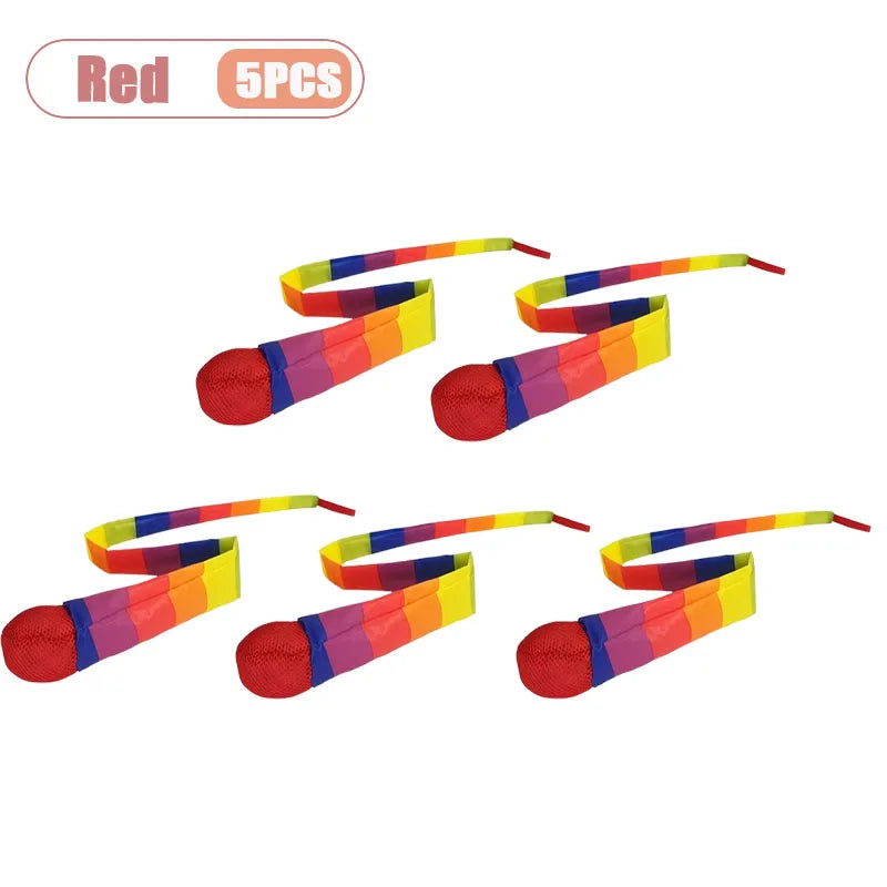 Rainbow Meteor Ball Set 1–20 PCS | Soft Tail Throwing Catching Toy