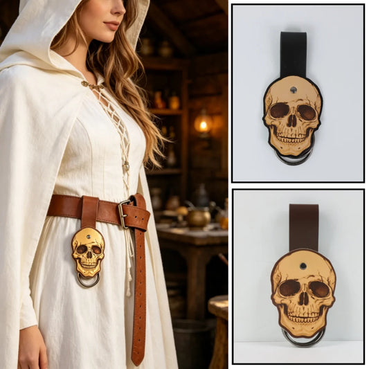 Viking Middle Renaissance Period Costume Belt PU Leather Outdoor Peaceful Pleasures Health and Wellness