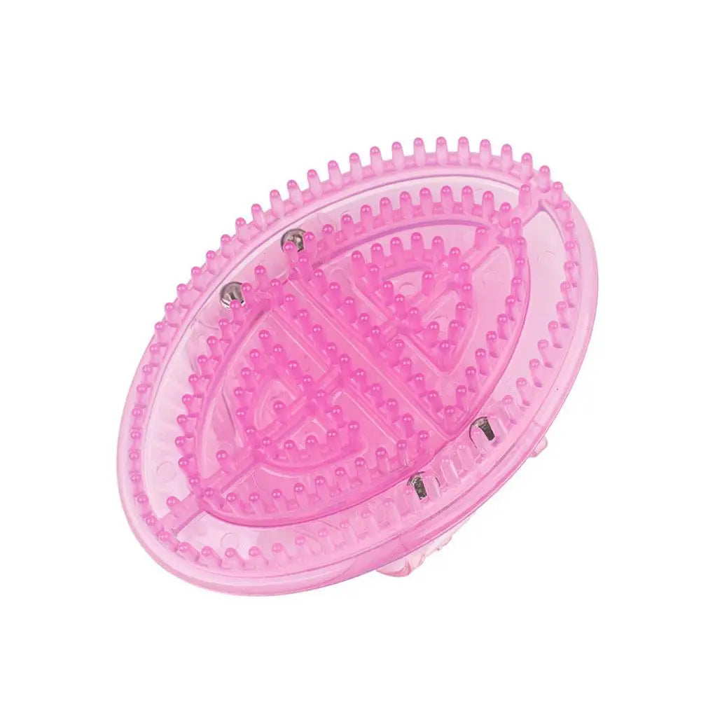 Handheld Silicone Meridian Massage Brush – Body & Leg Scraping
