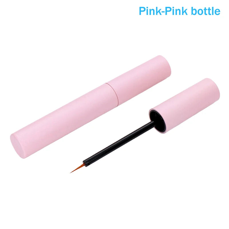 5ml Transparent Eyelash Glue Bottle Eyeliner Liquid Bottle Double Eyelid Eyelash Growth Liquid Empty Bottle Peaceful Pleasures Health and Wellness Pink 2