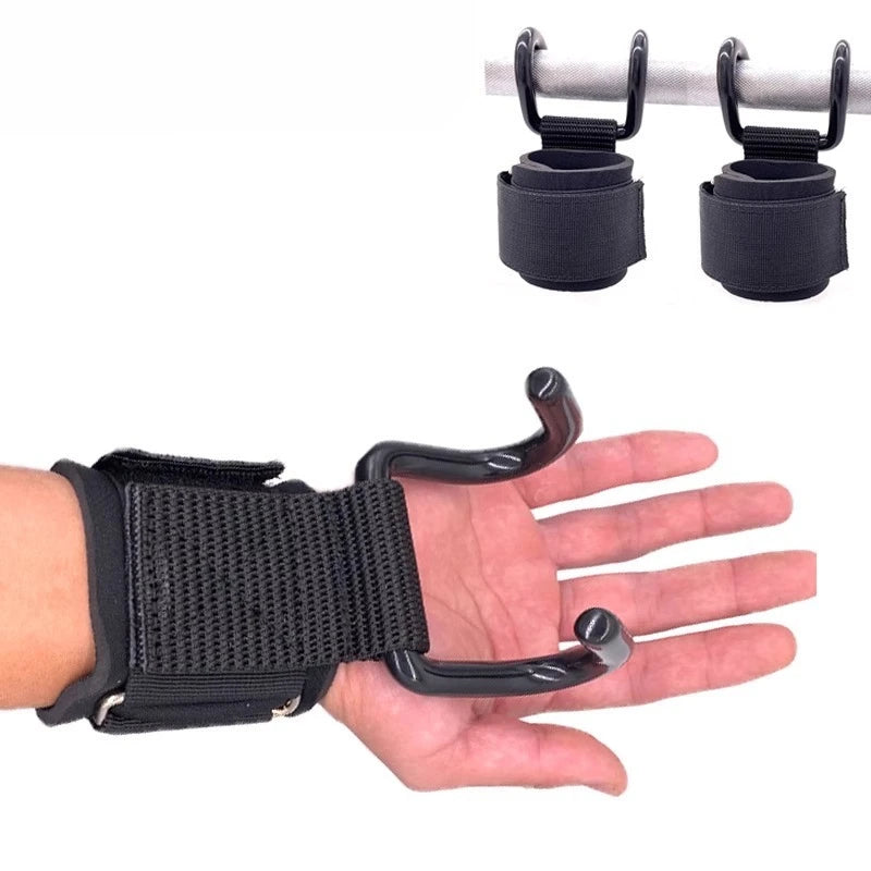 Weight Lifting Hook Grips & Wrist Wraps | Gym Power Straps