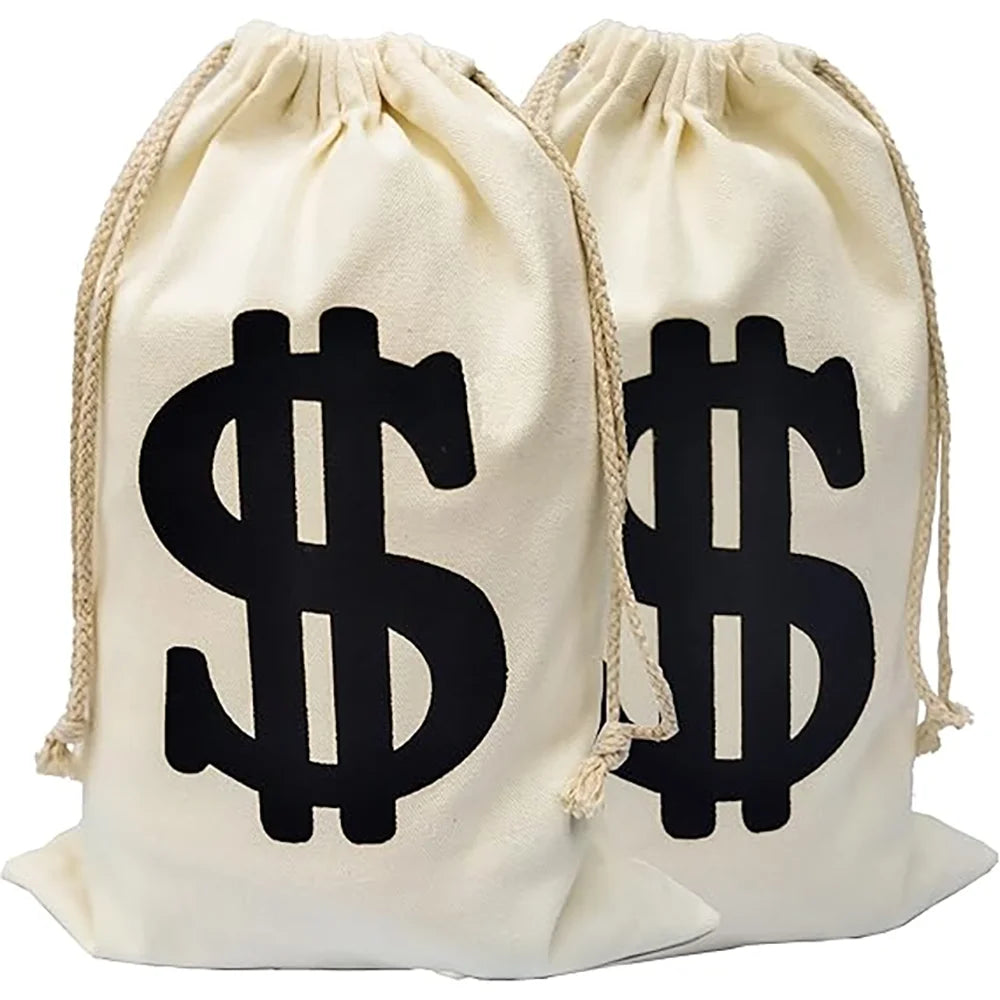 Money Bag Costume Dollar Sign Sack – Cosplay & Party Prop