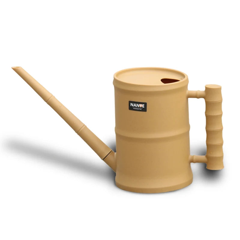 Gardening flowers and green plants plastic bamboo tube long mouth watering kettle courtyard home special watering kettle Peaceful Pleasures Health and Wellness