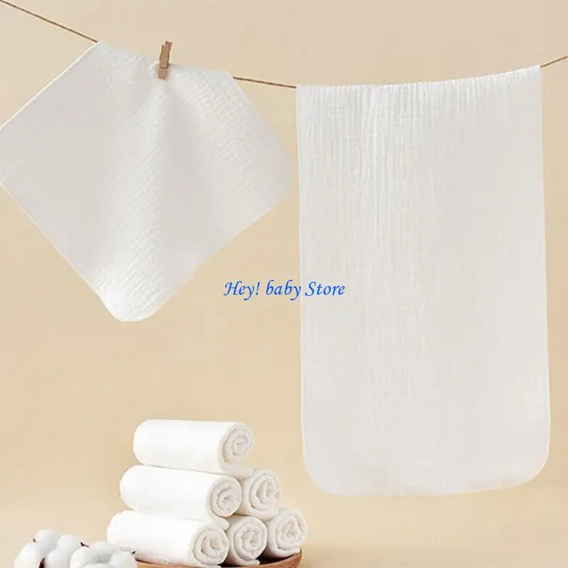 Soft 4-Layer Baby Cotton Washcloth Burp Cloth & Bib | 0–3 Yrs