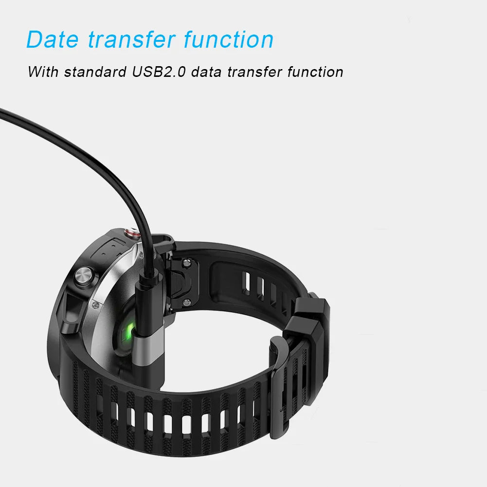 Type-C Charger Adapter for Garmin Fenix 7/6/5, Venu & Forerunner Peaceful Pleasures Health and Wellness