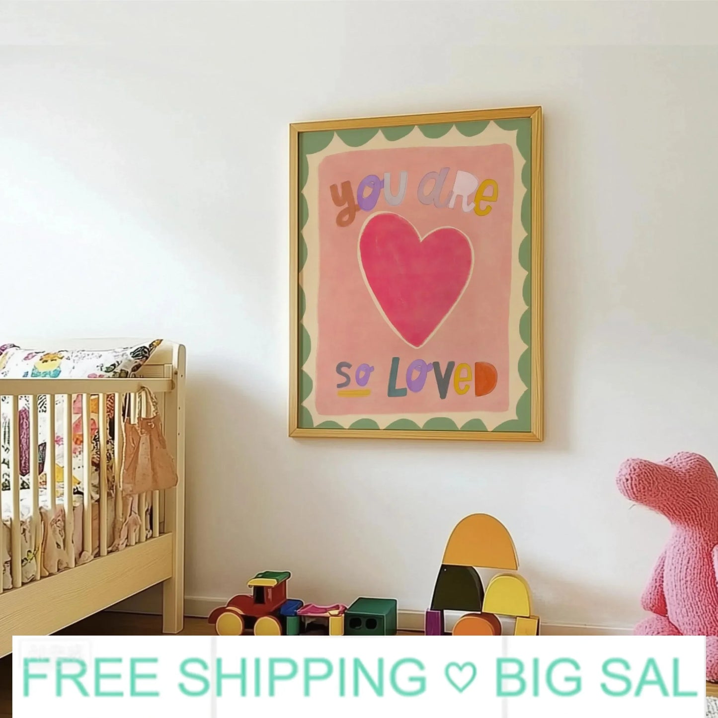 Unicorn Quote Canvas Wall Art | Nursery & Home Decor Print Canvas Wall Art Peaceful Pleasures Health and Wellness