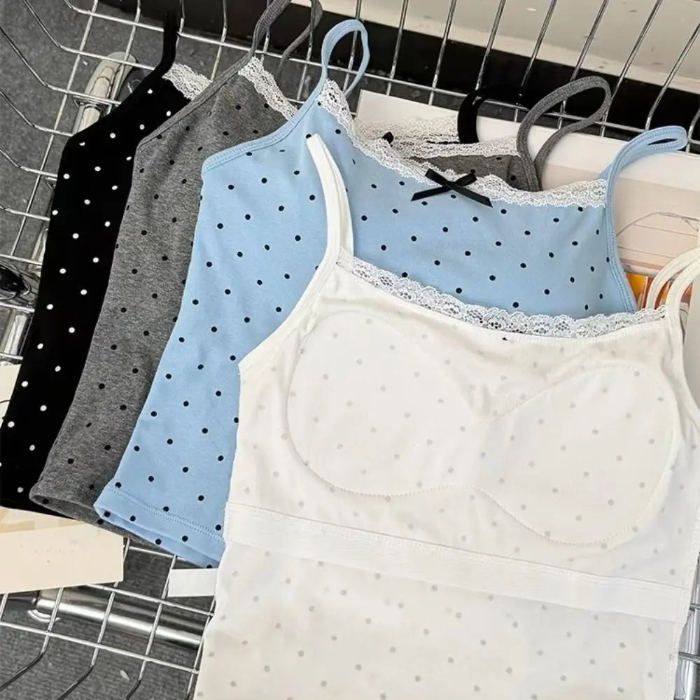 Women's Padded Cup Suspender Vest – Slim Fit Tank Top