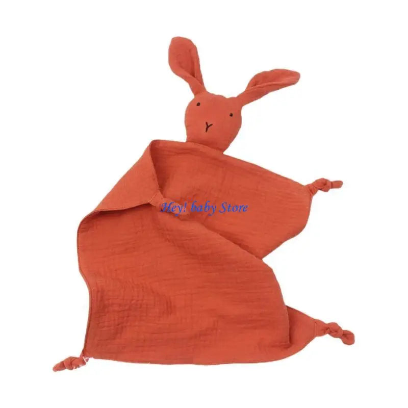 Soft Gauze Rabbit Baby Comfort Blanket & Appease Toy