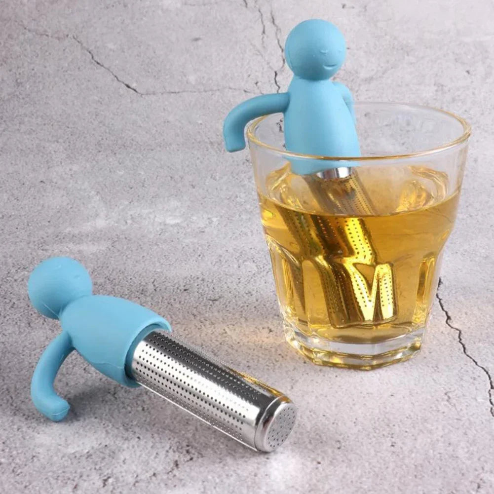 Stainless Steel Tea Infuser Kitchen Accessory Household Use Reusable Metal Makeup Brushes Massage Kitchen Dining Bar Garden Peaceful Pleasures Health and Wellness