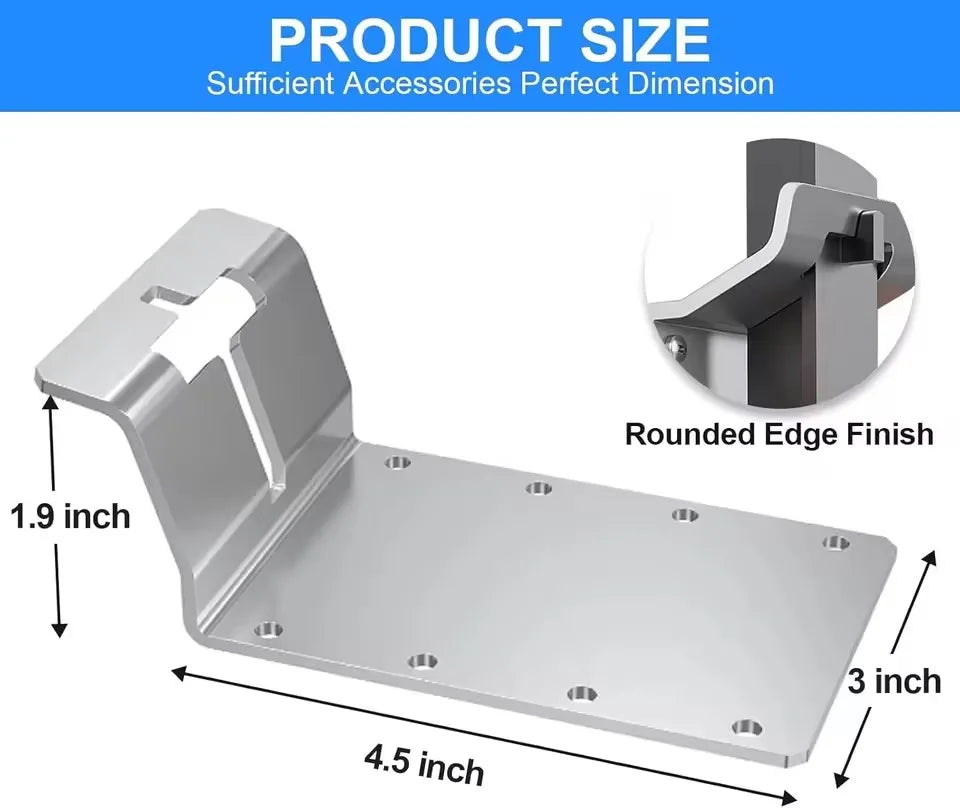 Heavy-duty Thickened T-post Brackets Outdoor Metal Mount Hardware