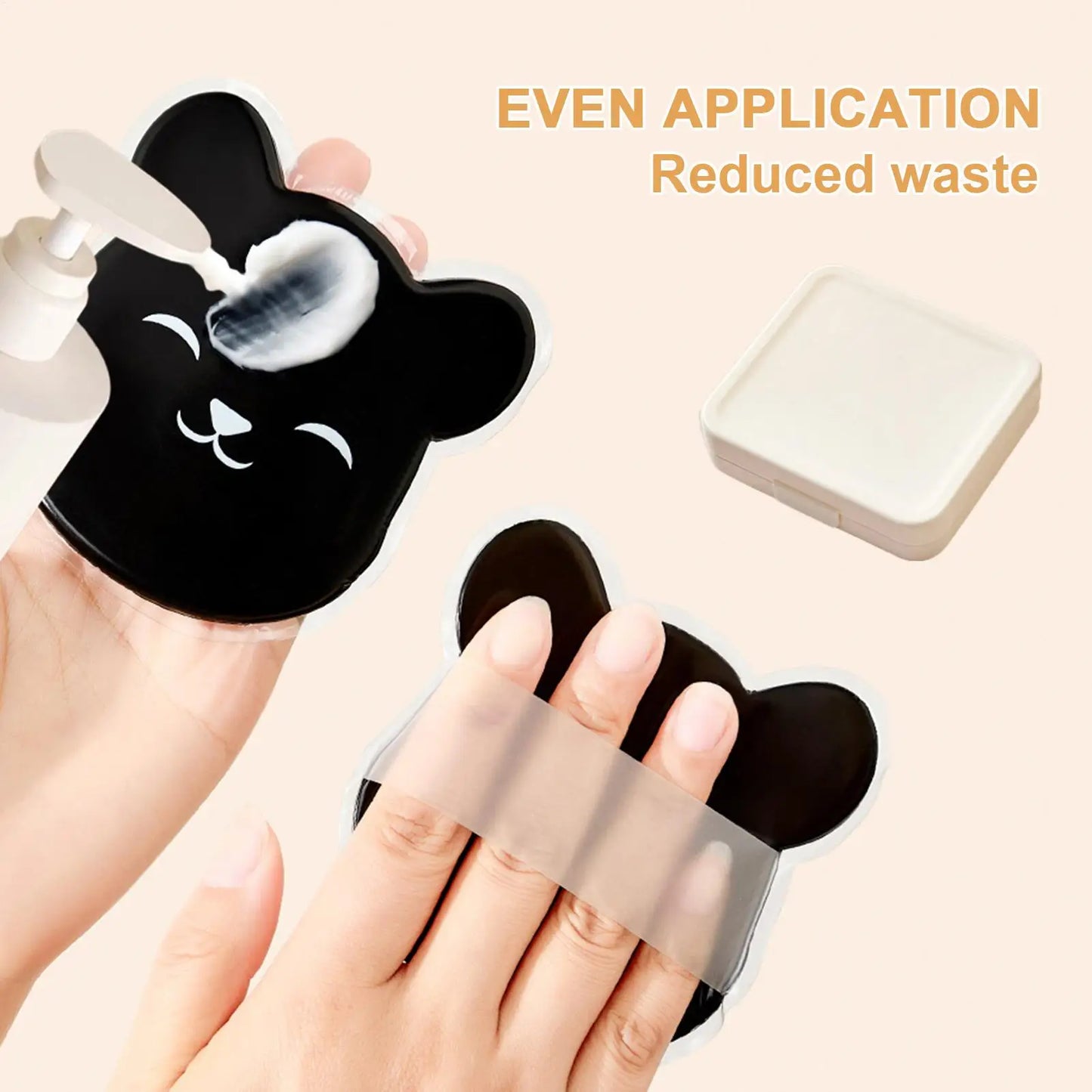 Bear Shape Silicone Lotion & Sunscreen Applicator | Reusable