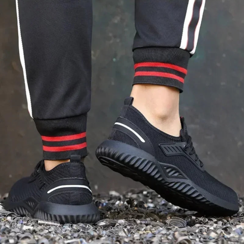 Men's Protective Shoes Steel Toe Shoes Safety Shoes, Men's Tactical Shoes, Fashion Men's Sneakers and Work Safety Professionals Peaceful Pleasures Health and Wellness