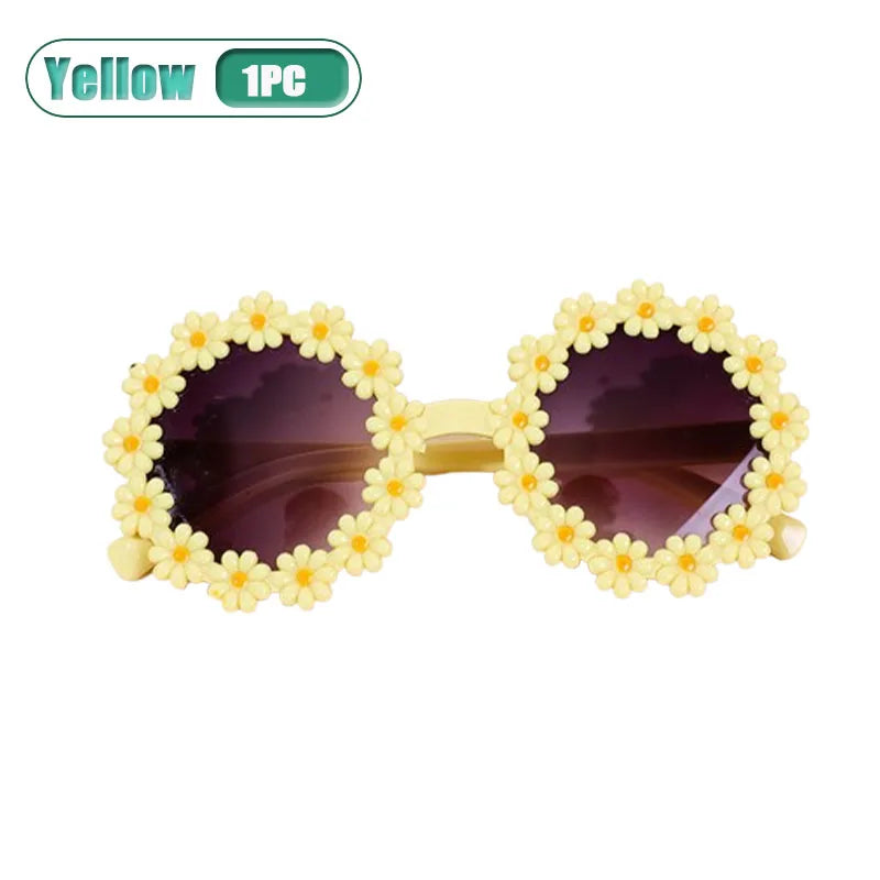 Kids Daisy Flower Sunglasses UV400 Protection | Ages 2–12
