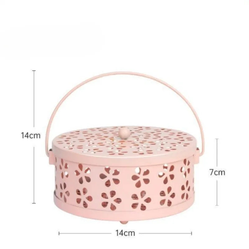 2026 Hot Mosquito Coil Tray Holder Home Insect Repellent Anti-fire Sandalwood Incense Burner Box Anti-Mosquito Supplies Peaceful Pleasures Health and Wellness