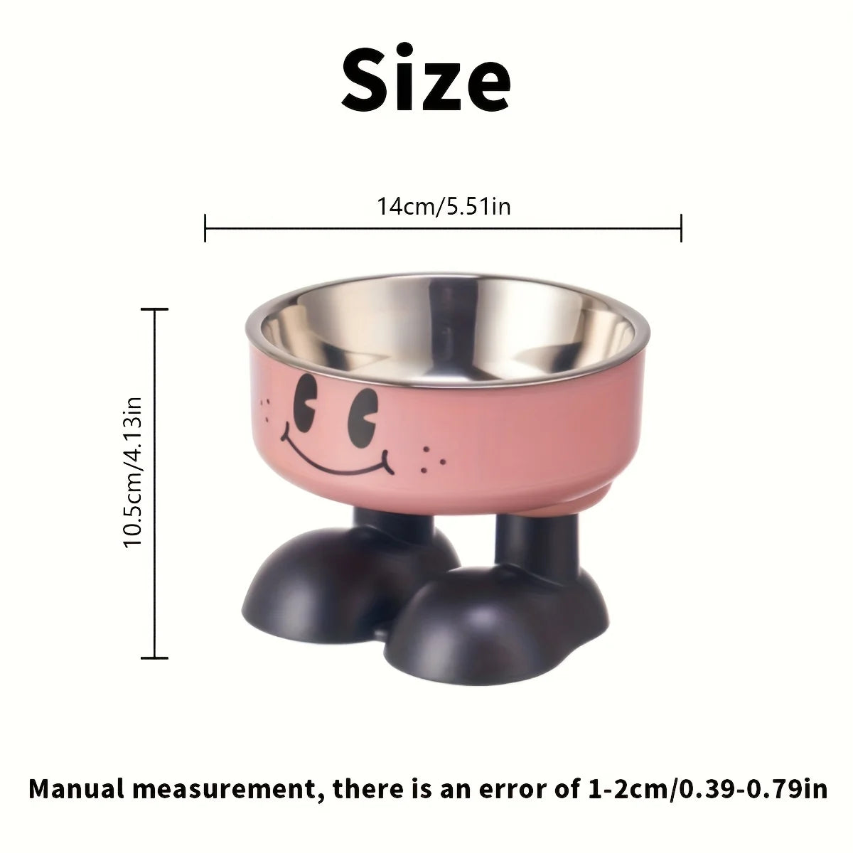 Elevated Dog Cat Bowl Stainless steel Food Water Bowls Raised No Spill Pet Feeder bowl for Puppy Small Medium Large Dogs Cats Peaceful Pleasures Health and Wellness
