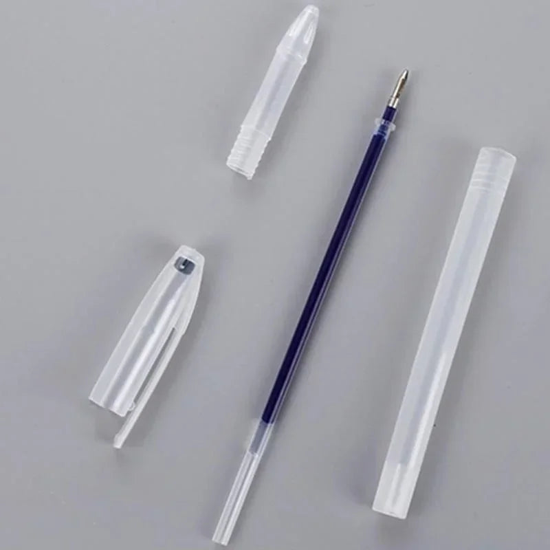 Gel Pen Shell Ballpoint Transparent Cover Clear Stationary Office