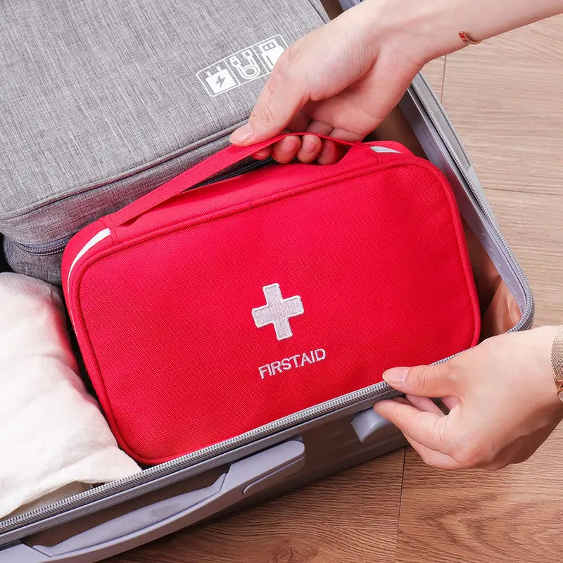 Storage Bag Primary School Student Epidemic Prevention Bag Travel Portable First Aid Kit Emergency Outdoor Bag Peaceful Pleasures Health and Wellness